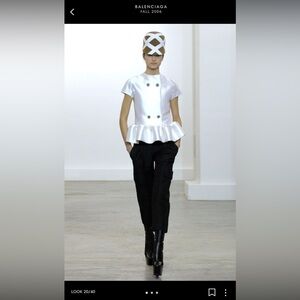 ***SOLD*** Balenciaga Nicholas Ghesquiere Fall 2006 Silk Blouse